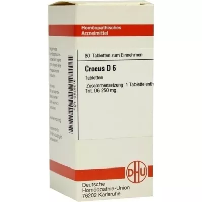 CROCUS D 6 tabletter, 80 stk