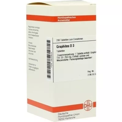 GRAPHITES D 3 tabletter, 200 stk GRAPHITES D 3 tabletter, 200 stk