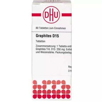 GRAPHITES D 15 tabletter, 80 stk