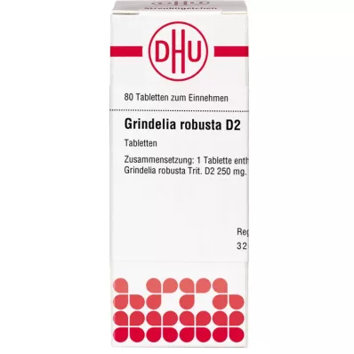 GRINDELIA ROBUSTA D 2 tabletter, 80 stk