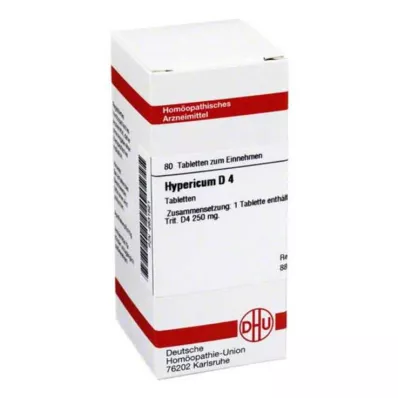 HYPERICUM D 4 tabletter, 80 stk