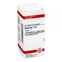MEZEREUM D 12 tabletter, 80 stk