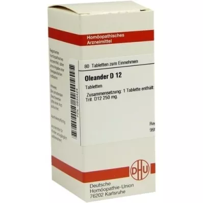 OLEANDER D 12 tabletter, 80 stk