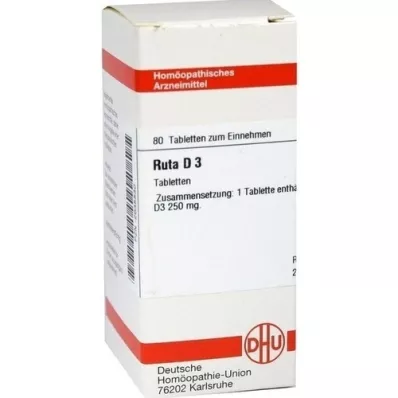 RUTA D 3 tabletter, 80 stk