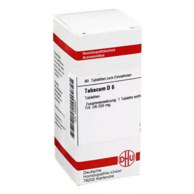 TABACUM D 6 tabletter, 80 stk TABACUM D 6 tabletter, 80 stk