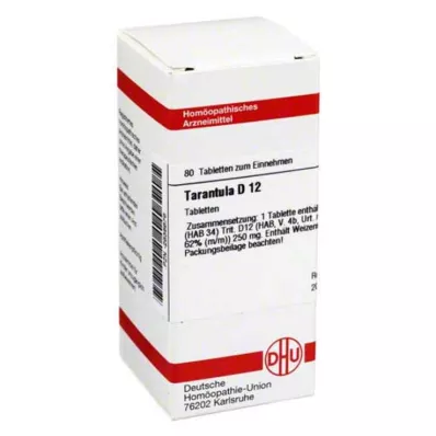 TARANTULA D 12 tabletter, 80 stk