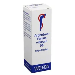 ARGENTUM CORPUS Vitreum D 6 øjendråber, 10 ml