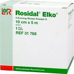 ROSIDAL Elko 10 cmx5 m kortstrækbandage, 2 stk