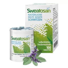 SWEATOSAN overtrukne tabletter, 100 stk