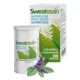 SWEATOSAN overtrukne tabletter, 200 stk