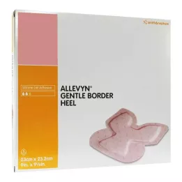ALLEVYN Skånsom kanthælskumforbinding, 5 stk