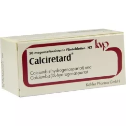 CALCIRETARD gastro-resistente dragéer, 50 stk