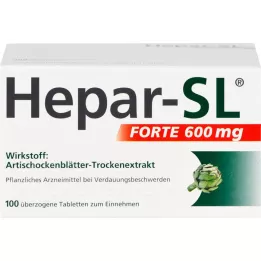 HEPAR-SL forte 600 mg overtrukne tabletter, 100 stk
