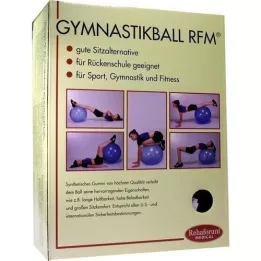 GYMNASTIKBALL Rehaforum 55 cm orange metallic, 1 stk