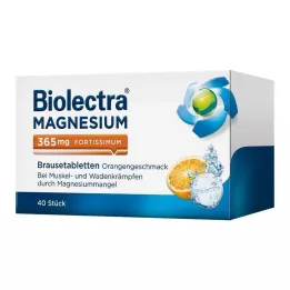 BIOLECTRA Magnesium 365 mg fortissimum Orange, 40 stk