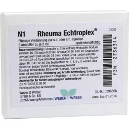 RHEUMA ECHTROPLEX Injektionsvæske, opløsning, 5X2 ml