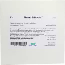 RHEUMA ECHTROPLEX Injektionsvæske, opløsning, 100X2 ml