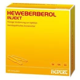 HEWEBERBEROL sprøjteampuller, 100 stk