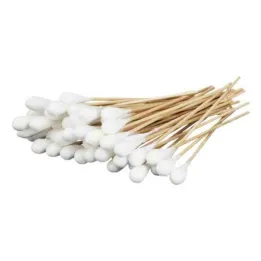 Vatpinde med bomuldshoved 15 cm stor, 50 stk
