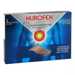 NUROFEN 24-timers smerteplaster 200 mg, 2 stk