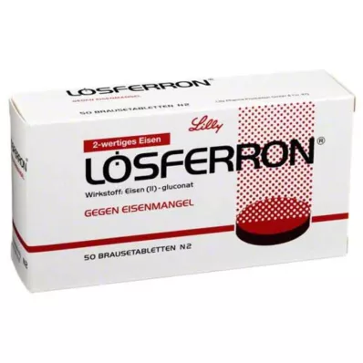 LÖSFERRON Brusetabletter, 50 stk