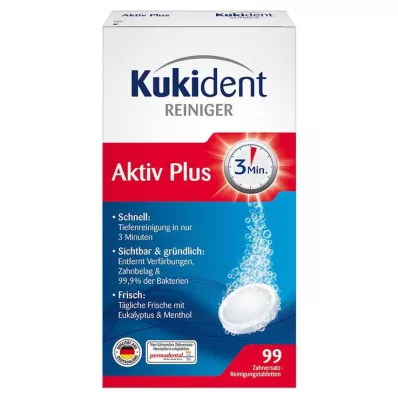 KUKIDENT Aktiv Plus Tabs, 99 stk KUKIDENT Aktiv Plus Tabs, 99 stk