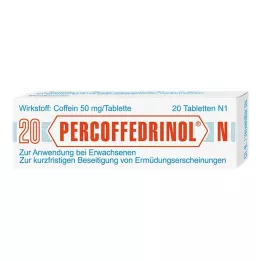 PERCOFFEDRINOL N 50 mg tabletter, 20 stk