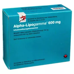 ALPHA-LIPOGAMMA 600 mg infusionsopløsningskoncentrat, 10X24 ml