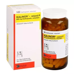 KALINOR retard P 600 mg hårde kapsler, 100 stk
