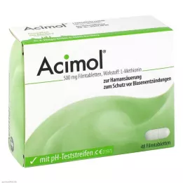 ACIMOL med pH-teststrimler filmovertrukne tabletter, 48 stk