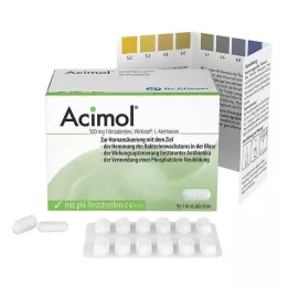 ACIMOL med pH-teststrimler filmovertrukne tabletter, 96 stk