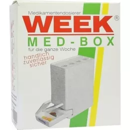 MEDIKAMENTENDISPENSER 7 dage grøn, 1 stk