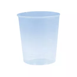 EINNEHMEGLAS Plast 30 ml blå, 10 stk