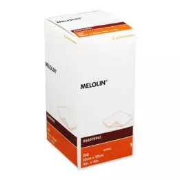 MELOLIN 10x10 cm sårforbindinger sterile, 100 stk
