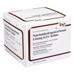 NATRIUMHYDROGENCARBONAT-Opløsning 8,4% Köhler, 25X20 ml