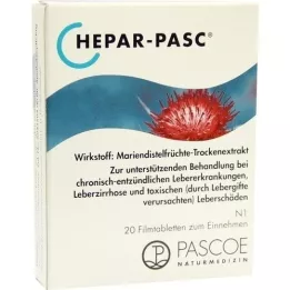 HEPAR PASC Filmovertrukne tabletter, 20 stk