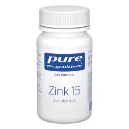 PURE ENCAPSULATIONS Zink 15 Zink Picolinate Kapsler, 60 stk