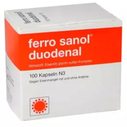 FERRO SANOL duodenale hårde kapsler med msr belagte pellets, 100 stk