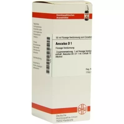 AESCULUS D 1 fortynding, 50 ml