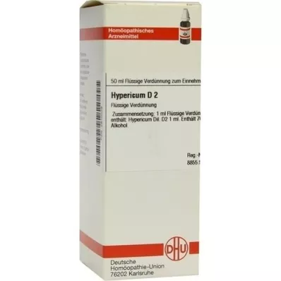 HYPERICUM D 2 Fortynding, 50 ml