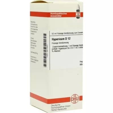 HYPERICUM D 12 Fortynding, 50 ml