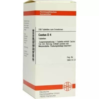 CACTUS D 4 tabletter, 200 stk