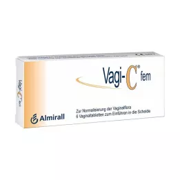 VAGI C Fem vaginale tabletter, 6 stk