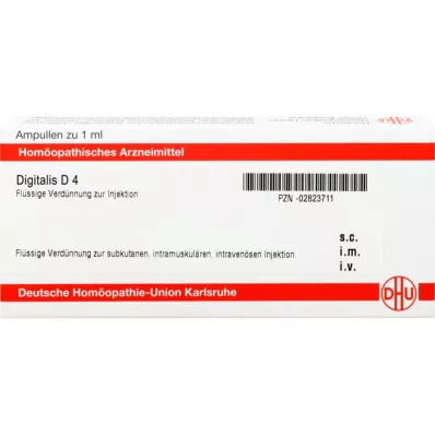 DIGITALIS D 4 ampuller, 10 ml