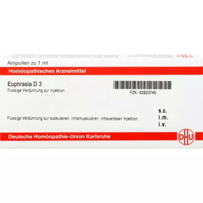 EUPHRASIA D 3 ampuller, 10 ml EUPHRASIA D 3 ampuller, 10 ml