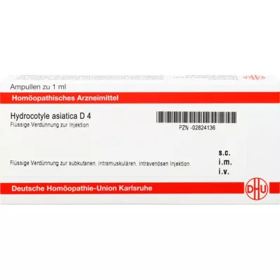 HYDROCOTYLE asiatica D 4 ampuller, 10 ml