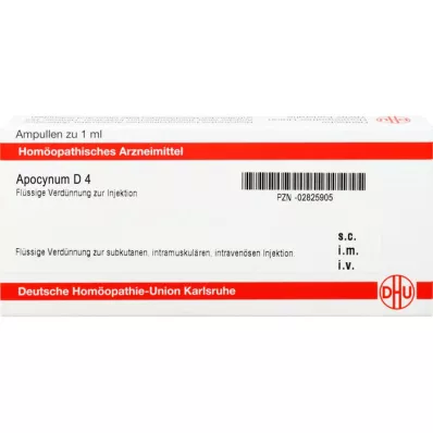 APOCYNUM D 4 ampuller, 10 ml APOCYNUM D 4 ampuller, 10 ml