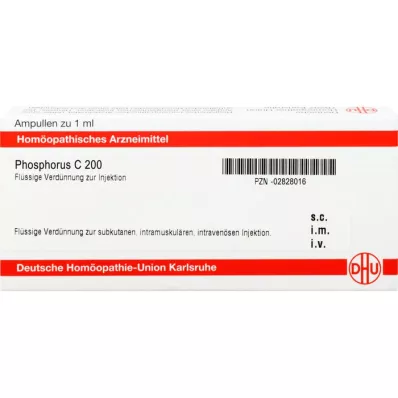 PHOSPHORUS C 200 ampuller, 10 ml PHOSPHORUS C 200 ampuller, 10 ml