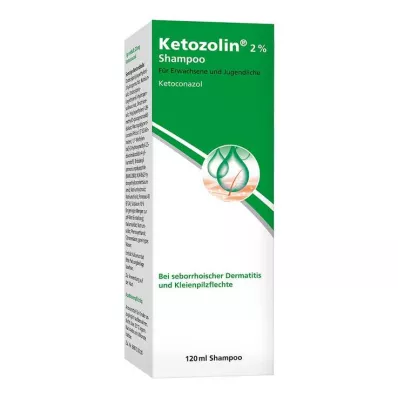KETOZOLIN 2% shampoo, 120 ml