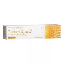 CALCIUM D3 acis 1000 mg/880 IE brusetabletter, 20 stk